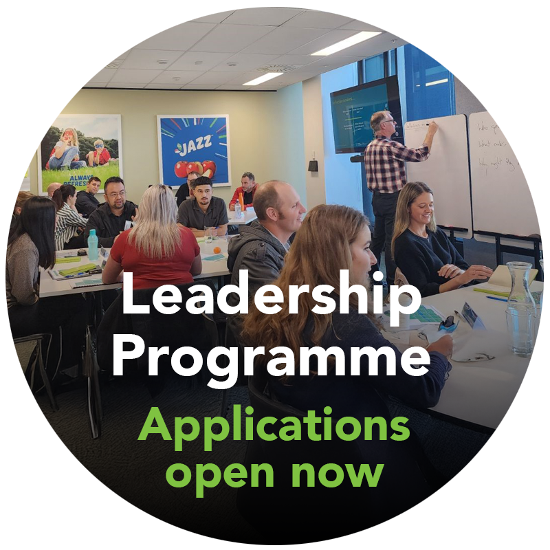 Leadership programme splotch