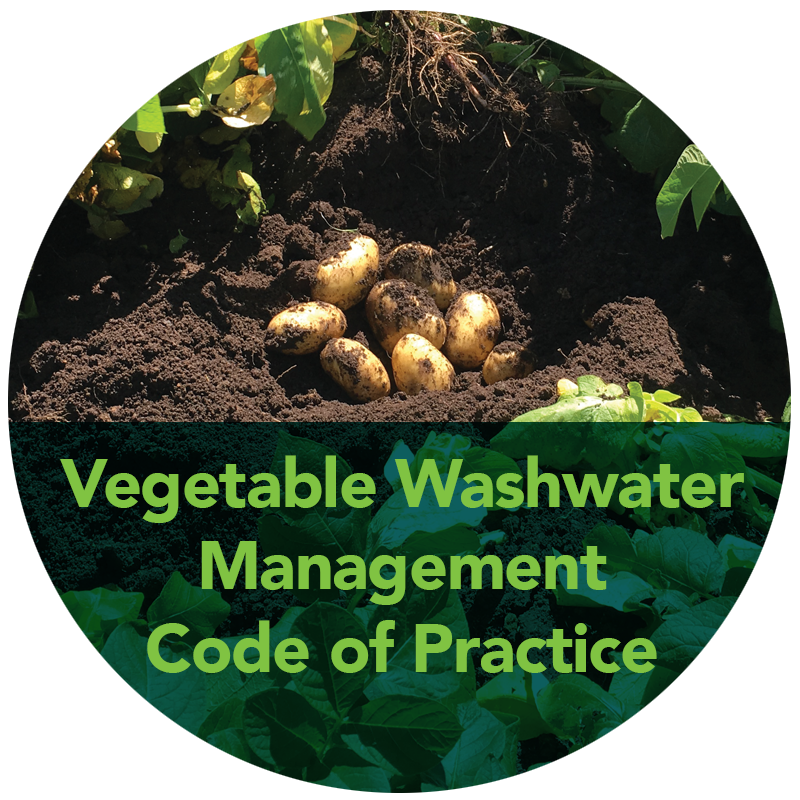 Vegetable washwater management code of practice splotch