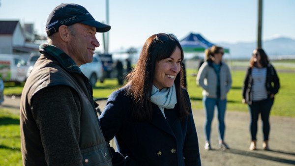 HortNZ Chief Executive, Nadine Tunley, at the 2021 Nelson Young Grower. 